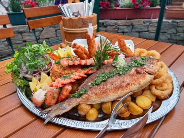 Fischplatte für 2 bis 3 Personen